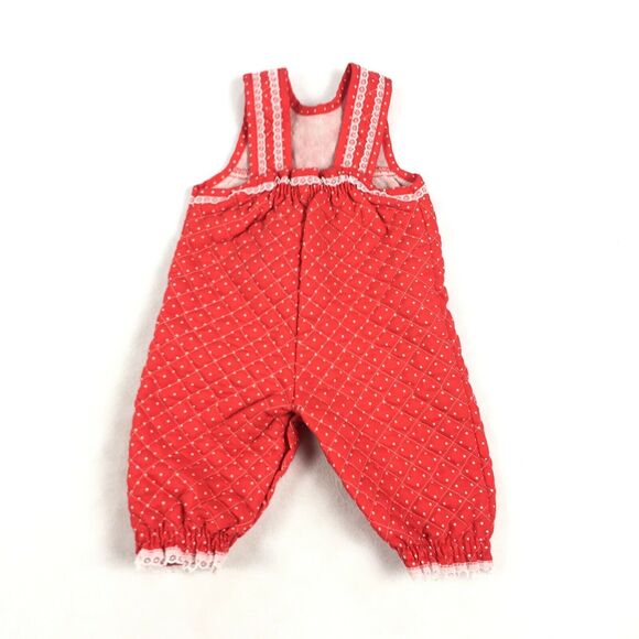 Vintage Quilted Polka Dot One Piece Bubble Romper - Picture 2 of 9